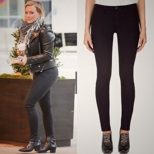 J Brand Black Super Skinny Jeans Celeb Favorite Size 23